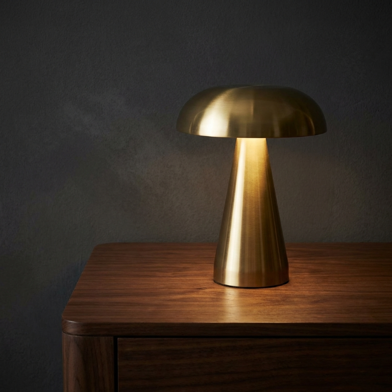 Metallic Mushroom Table Lamp - Image 11
