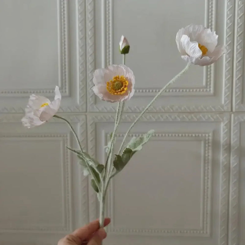 Faux Poppy Stems, Set of 6 - Image 24