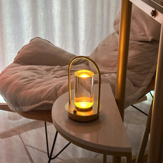 Aura Portable Crystal Table Lamp