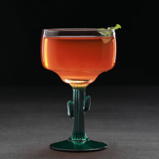 Cactus Stem Margarita Glass
