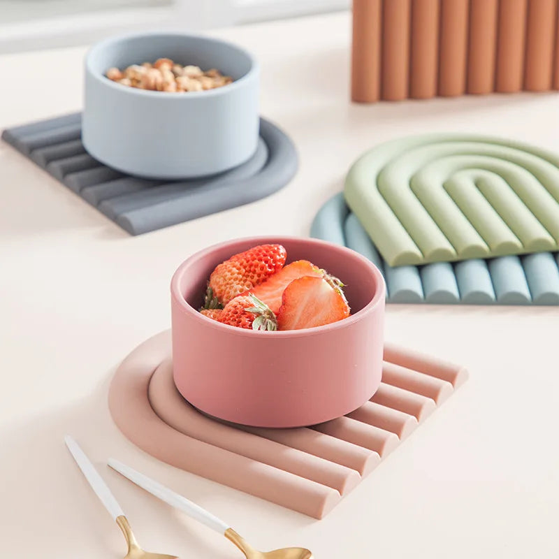 Multicolor Silicone Coasters - Image 5