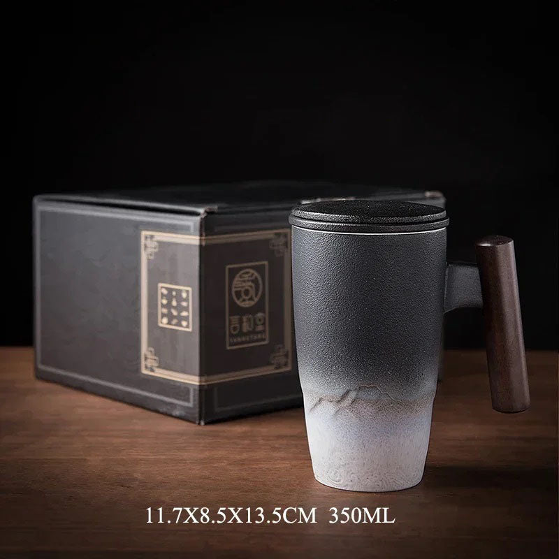 Thermal Mugs with Wood Handle, Lid and Infuser - Image 20