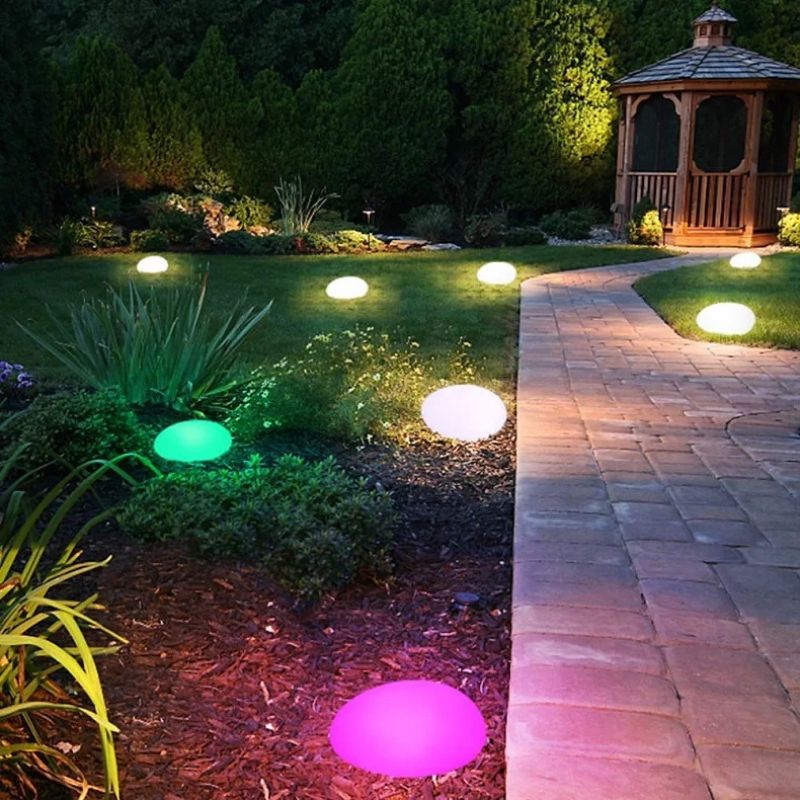 Solar Light Pathway Stones - Image 11