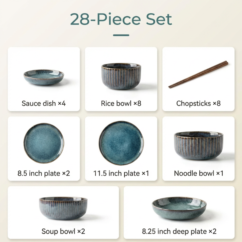 Teal Kiln-Glazed Dinnerware Collection - Image 12